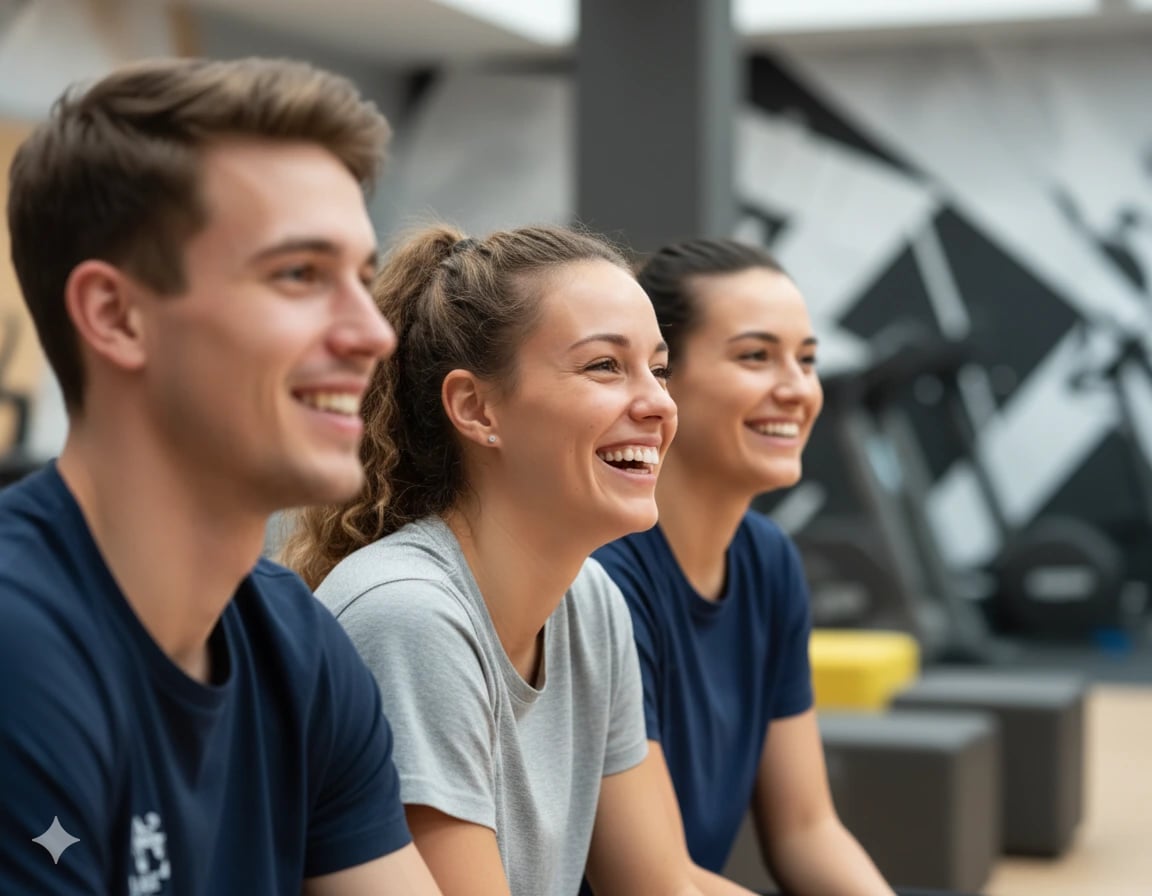 Uśmiechnięta osoba należąca do społeczności AdaptiFit